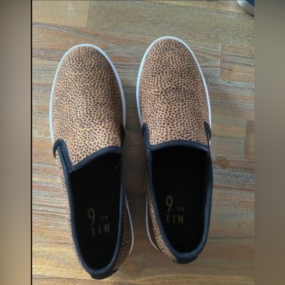 Mix No 6 Leopard Slip on Shoes 7.5 - Picture 2 of 5